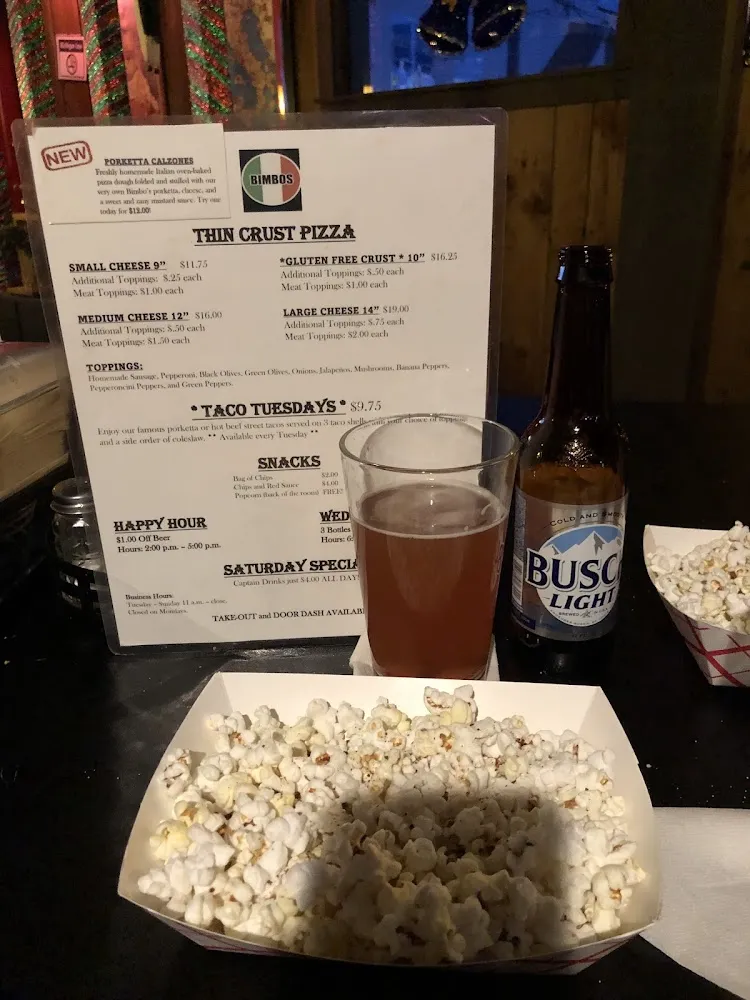 Beer and Popcorn